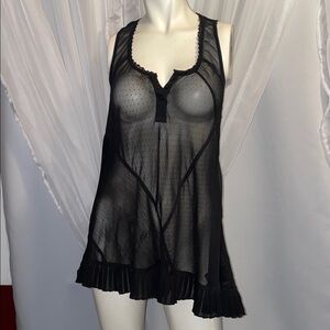 Guess Black Sheer Chemise